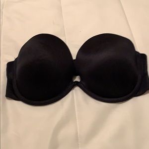 34B Victoria Secret Strapless Black Bra